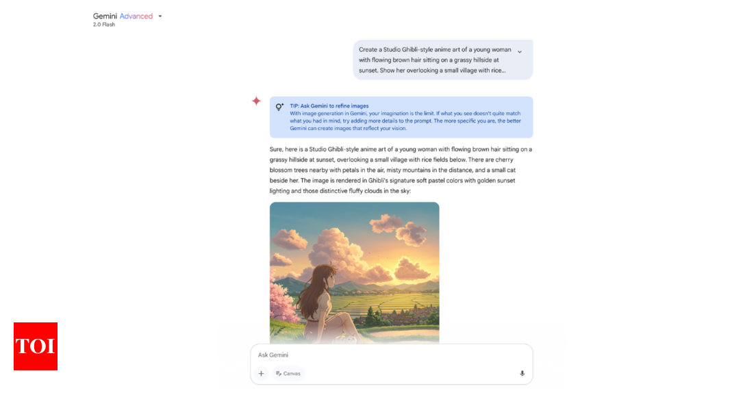 How to create Ghibli style anime art using Google Gemini for free