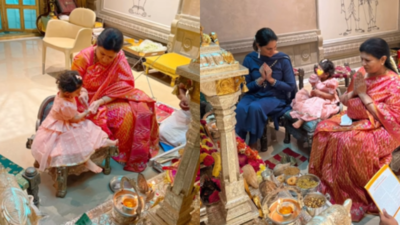 Ram Charan's wife, Upasana, shares special moments with Klin Kaara & Surekha as the family celebrates Ugadi