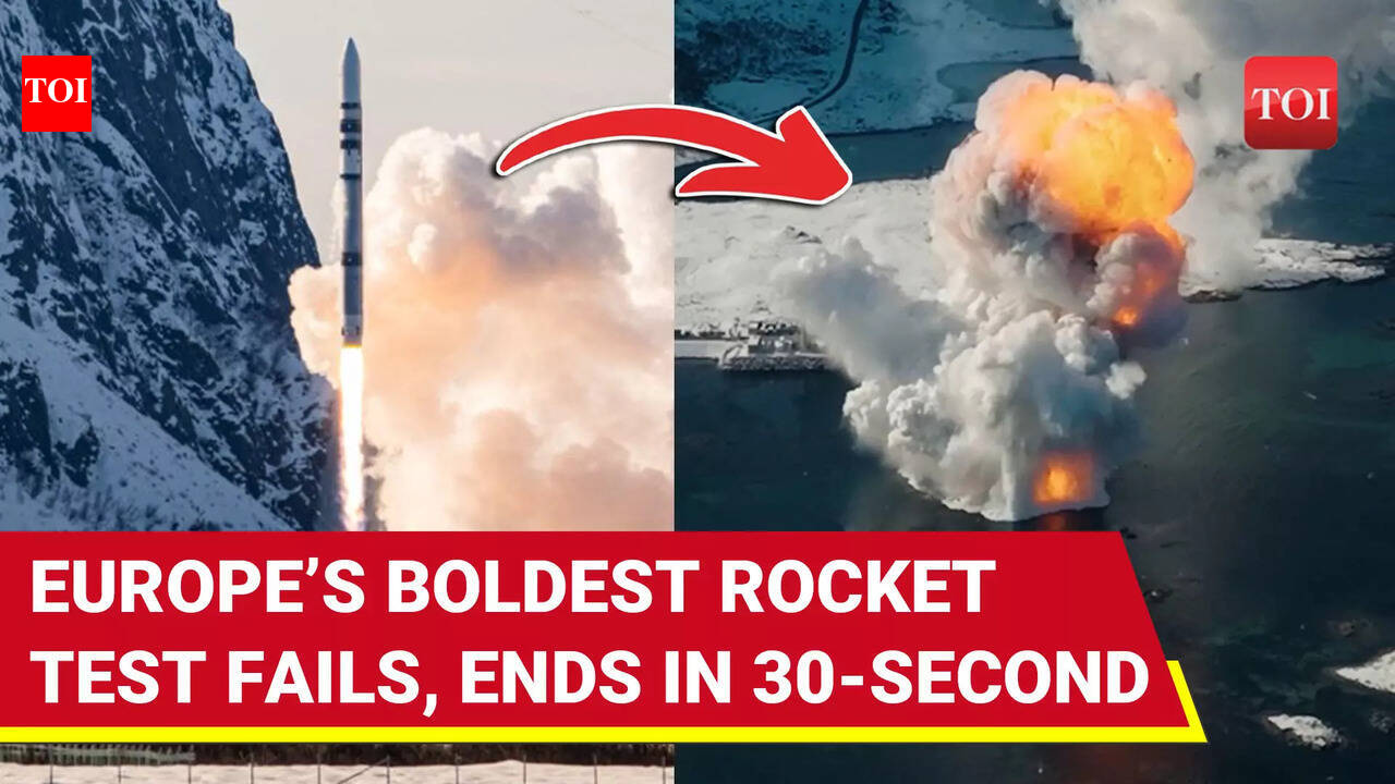 Big Embarrassment For Europe; First-Ever Orbital Rocket Explodes ...