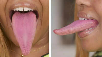 Watch: California woman sets Guinness World Record for her unbelievably long tongue