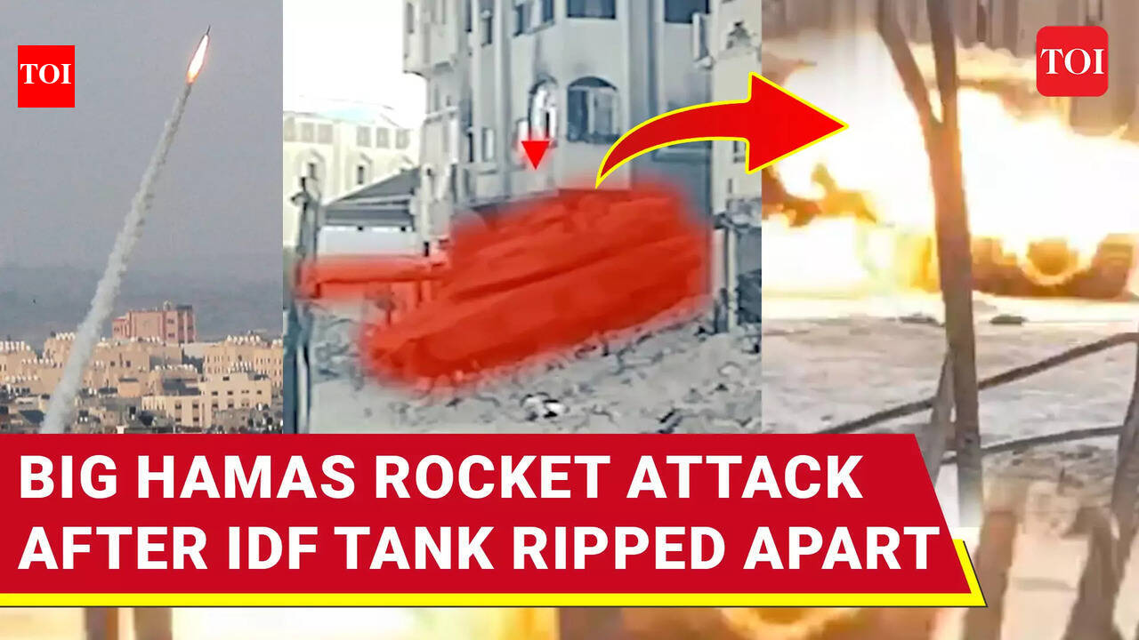 Hamas Unleashes Hell On Israel: Fires Rockets After Smashing IDF Tank ...