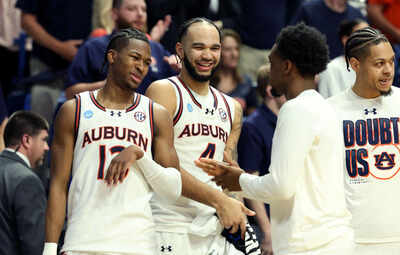 March Madness viewers can’t get enough of Auburn University cheerleaders after viral TV moment