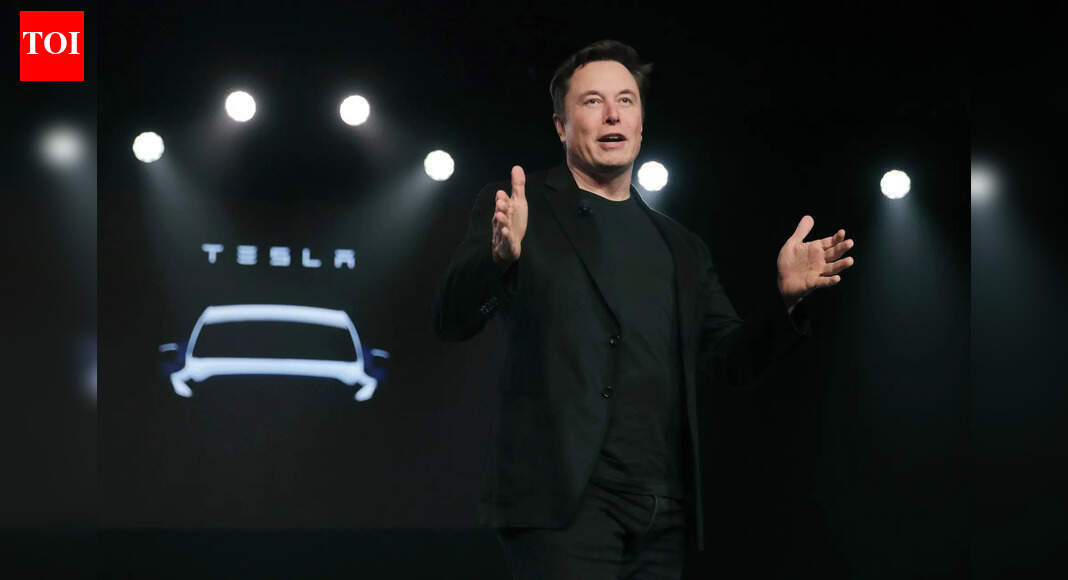 Happy Elon Musk makes a Tesla announcement for China - The Times of India