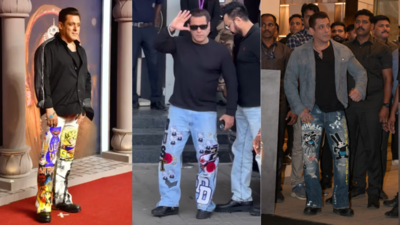 Would you dare to wear these quirky pair of jeans from ‘Sikander’ star Salman Khan’s wardrobe?