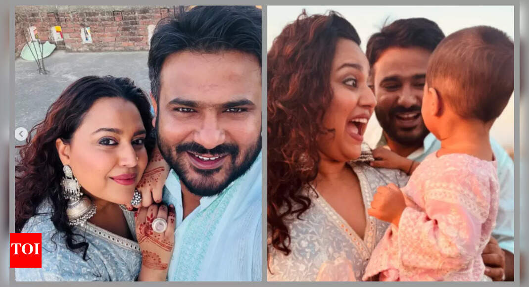 Swara celebrates Eid with husband and daughter: PICS