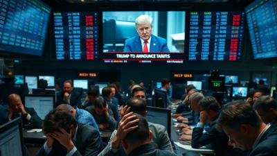Stocks slide worldwide ahead of Trump's 'Liberation Day' as trade war fears mount