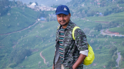 Trekking guide handholds poor kids to new heights