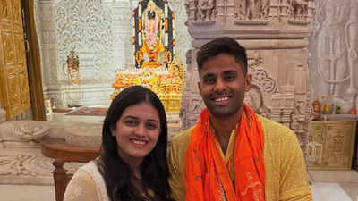 In Photos: Suryakumar Yadav seeks blessings at Ayodhya's Ram Mandir ahead of Mumbai Indians' IPL clash vs LSG
