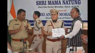 Arunachal police officers felicitated for anti-drug crackdown