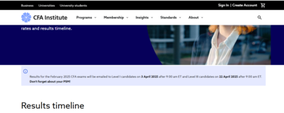 CFA Level 1 February 2025 results declared with 45% pass rate: Check direct link and other details here