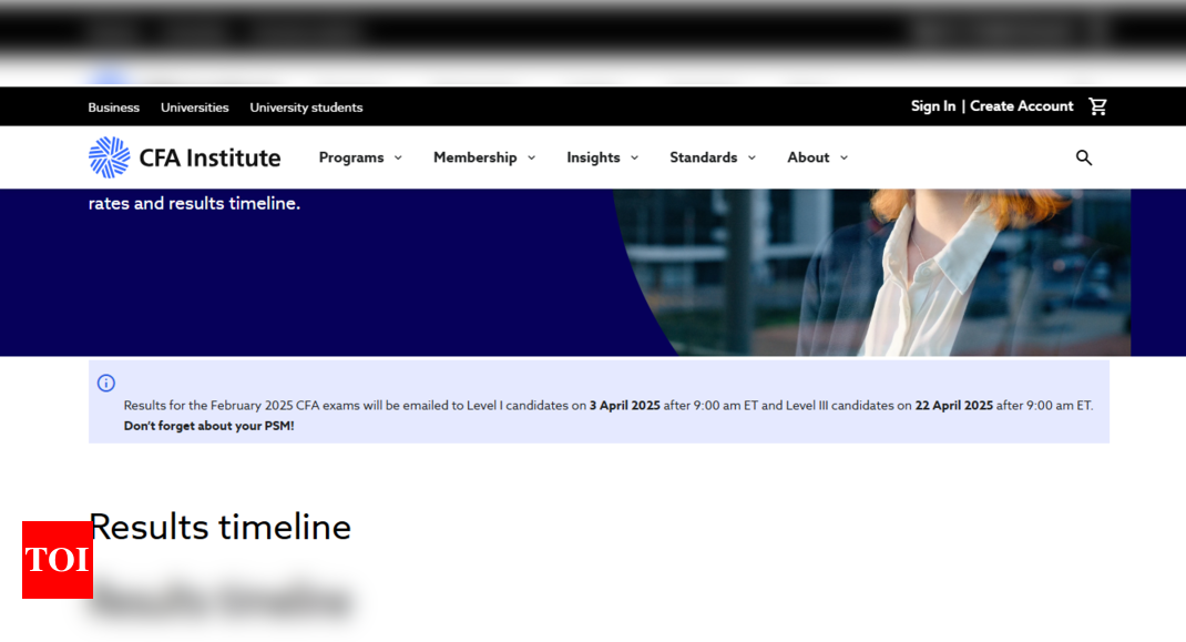 CFA Level 1 February 2025 results declared with 45% pass rate: Check direct link and other details here