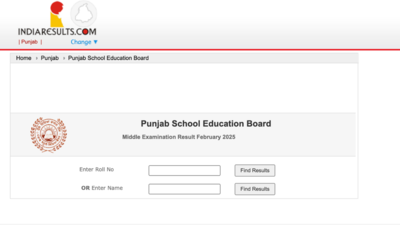 PSEB Class 8 result 2025 declared, 97.3% students pass exams: Check direct link and other key details here