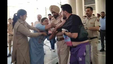 Former Punjab cop’s drug probe: ‘Accomplice’ fights with estranged wife in Bathinda court
