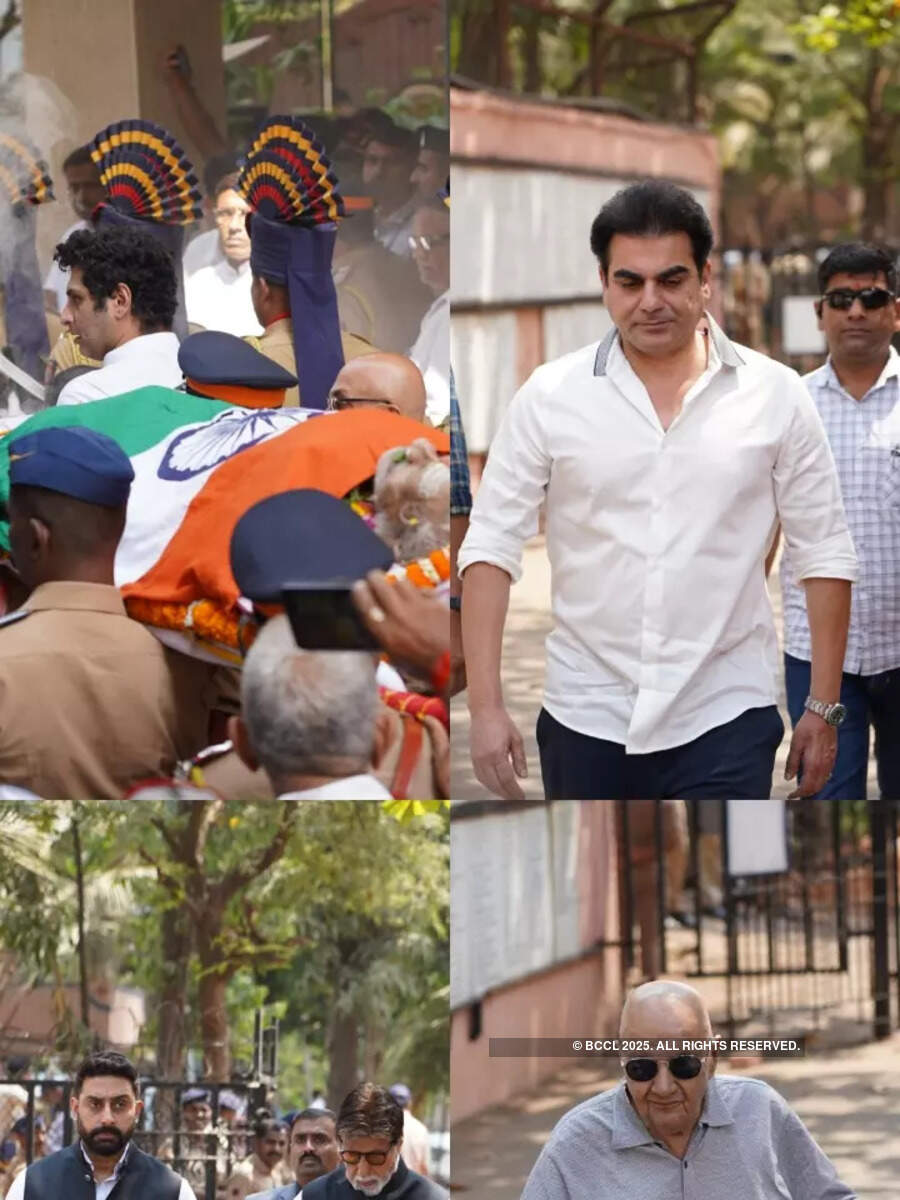 Manoj Kumar's funeral: Bollywood stars pay their last respects
