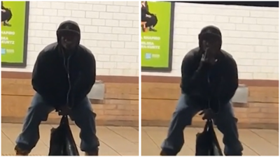  Woman confronts subway harasser in Harlem who made obscene gestures