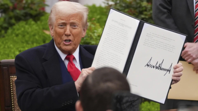 Trump tees off with tariff bogey amid meltdown in US markets