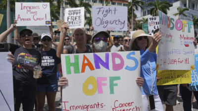 'Hands off!' protests against Donald Trump, Elon Musk today: Time, place, reason all you need to know