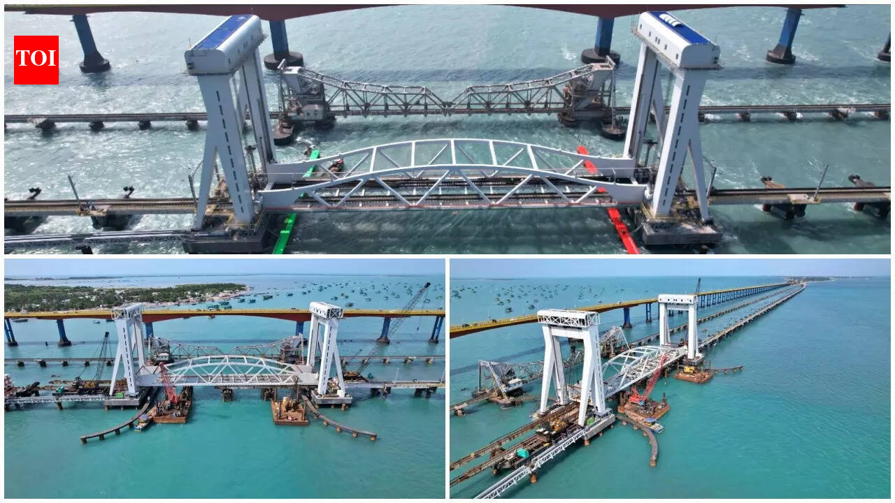 New Pamban Bridge, India’s First Vertical Lift Sea Bridge Of Indian ...
