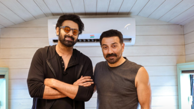 Prabhas visits Sunny Deol on sets of 'Jaat'; Director Gopichand Malineni calls it an 'Unforgettable Moment'