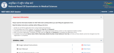 NEET MDS registration 2025 deadline today: Direct link to apply and other details here