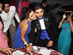 Debina-Gurmeet's anniv. party