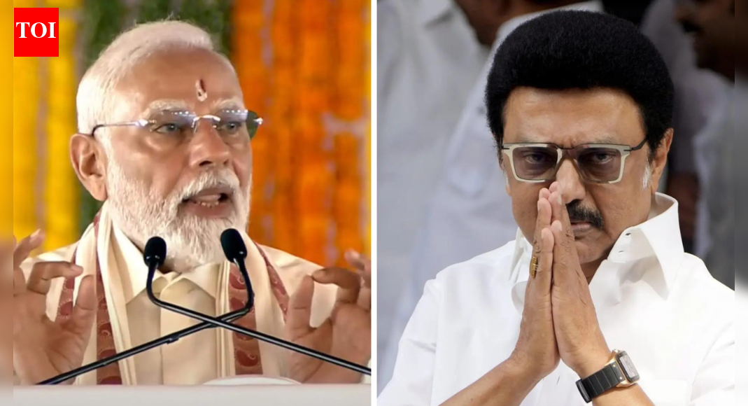 'At least put your signature in Tamil': PM Modi takes shot at DMK govt ...