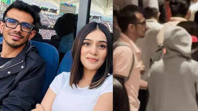 RJ Mahvash tries to stay low-key as she is again spotted with Yuzvendra Chahal during IPL season
