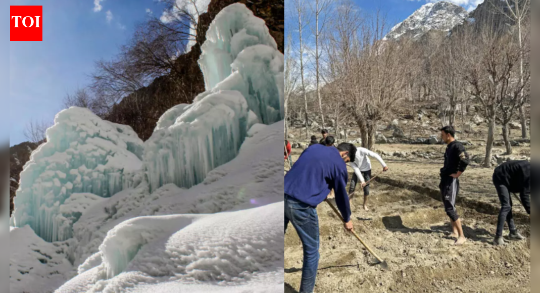 Artificial glaciers boost water supply in northern Pakistan - The Times ...
