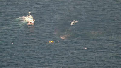 3 dead after medical helicopter crashes into sea off southwest Japan