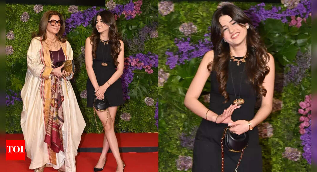 Dimple makes rare appearance with granddaughter Naomika