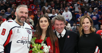 "Wow, that is a crazy stat!" - 894 goals in 1487 games for Wayne Gretzky and 895 goals in 1487 games for Alex Ovechkin