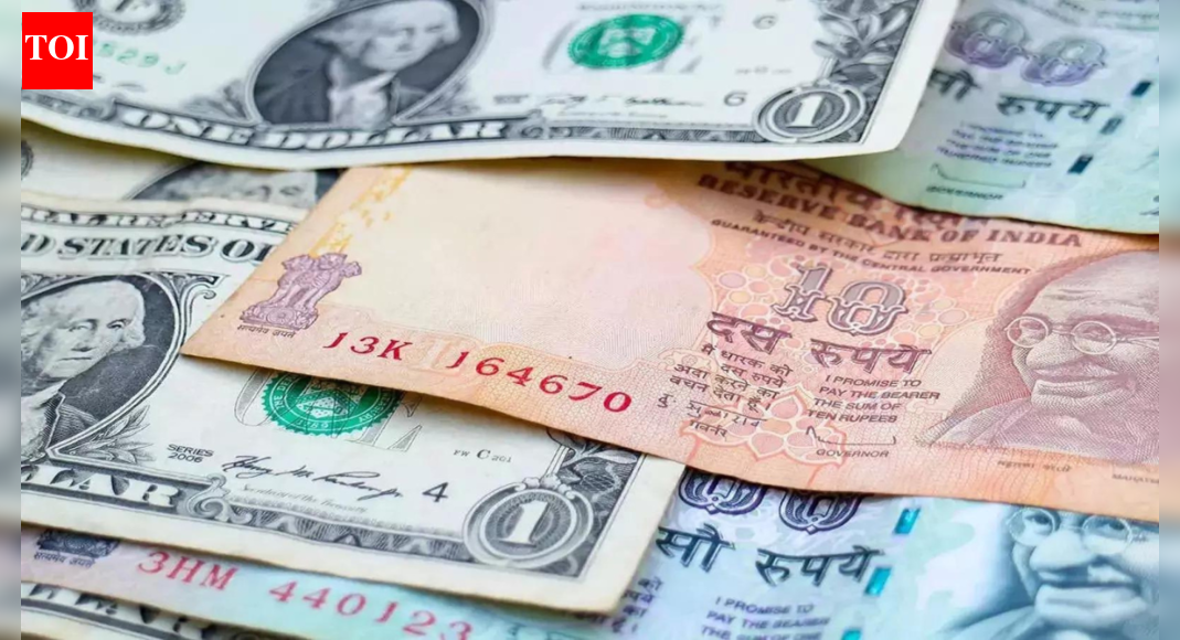 Rupee slips 60p to 85.84/$, worst fall since January - The Times of India
