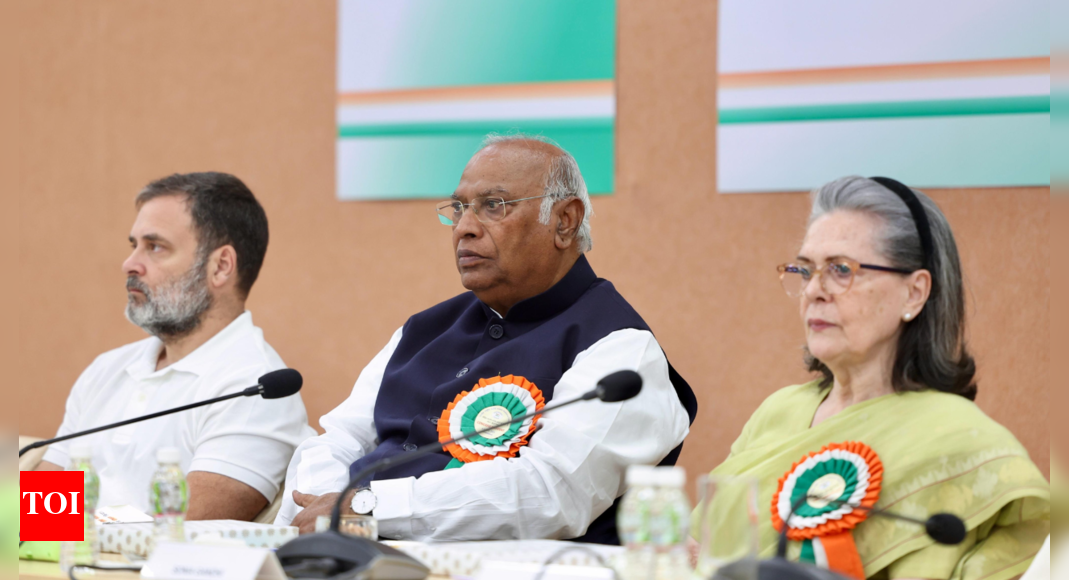 Congress chalks out future roadmap at CWC meet in Ahmedabad: Key points | India News