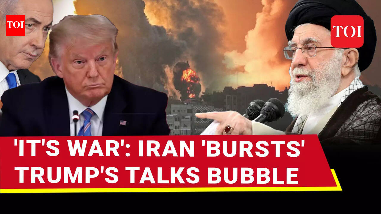 War Begins On Sat? Iran SHOOTS Down Trump's 'Direct Talks' Claim | 'Won ...