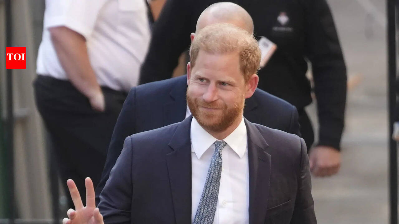 Prince Harry and Meghan Markle felt they were 'forced to step back' from  royal duties, his lawyer tells UK court - The Times of India