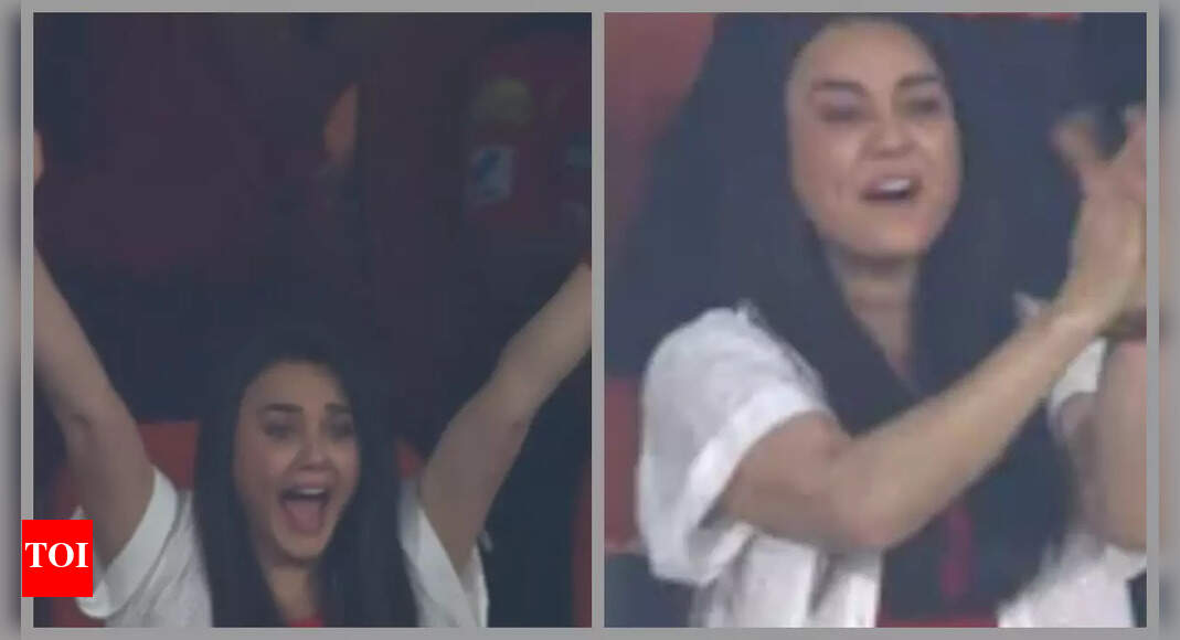 Preity Zinta’s EPIC celebration from IPL goes viral: WATCH