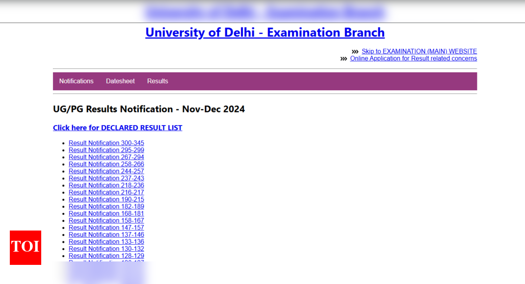 DU Odd Semester result 2025 released: Direct link to download scorecards for UG and PG courses here