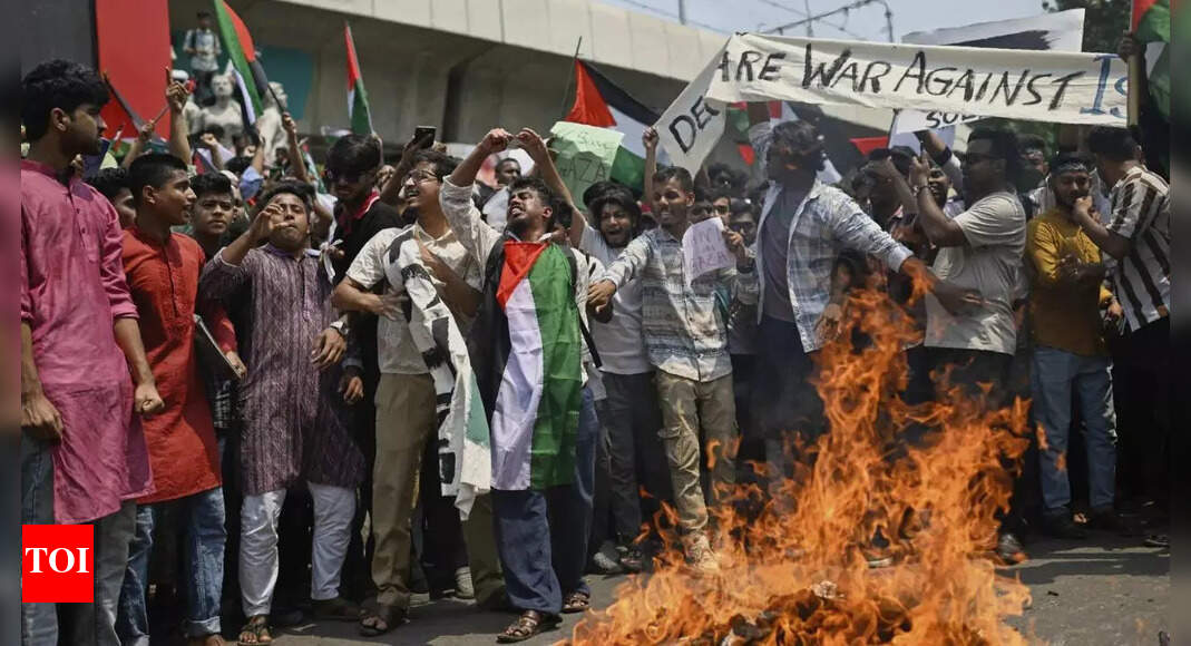 At least 72 arrested across Bangladesh after anti-Israel protests turn violent