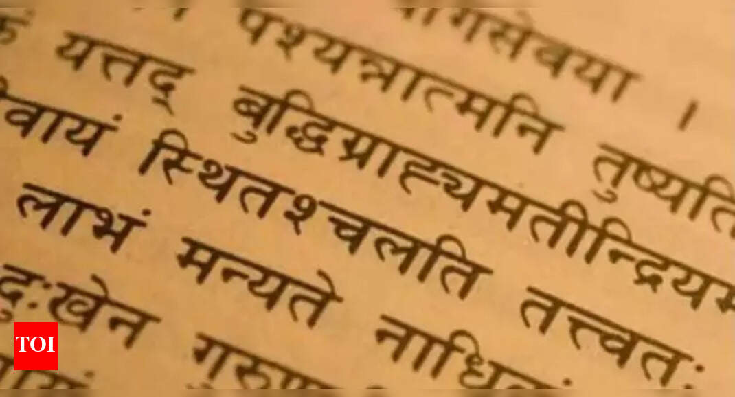 Uttar Pradesh government boosts Sanskrit education with new colleges, diploma courses - The Times of India