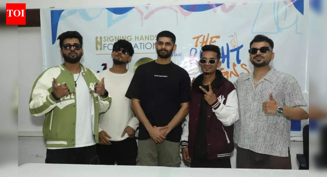 Rappers give a push to sign language campaign | Mumbai News - The Times ...