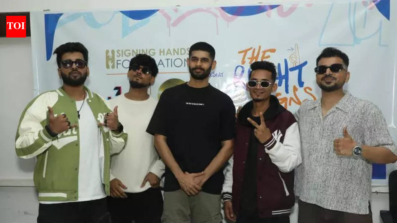 Rappers give a push to sign language campaign | Mumbai News - The Times ...