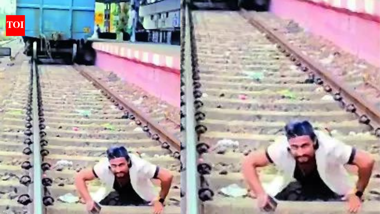 Man makes clip of train pass over him, arrested in Assam's Hailkandi ...