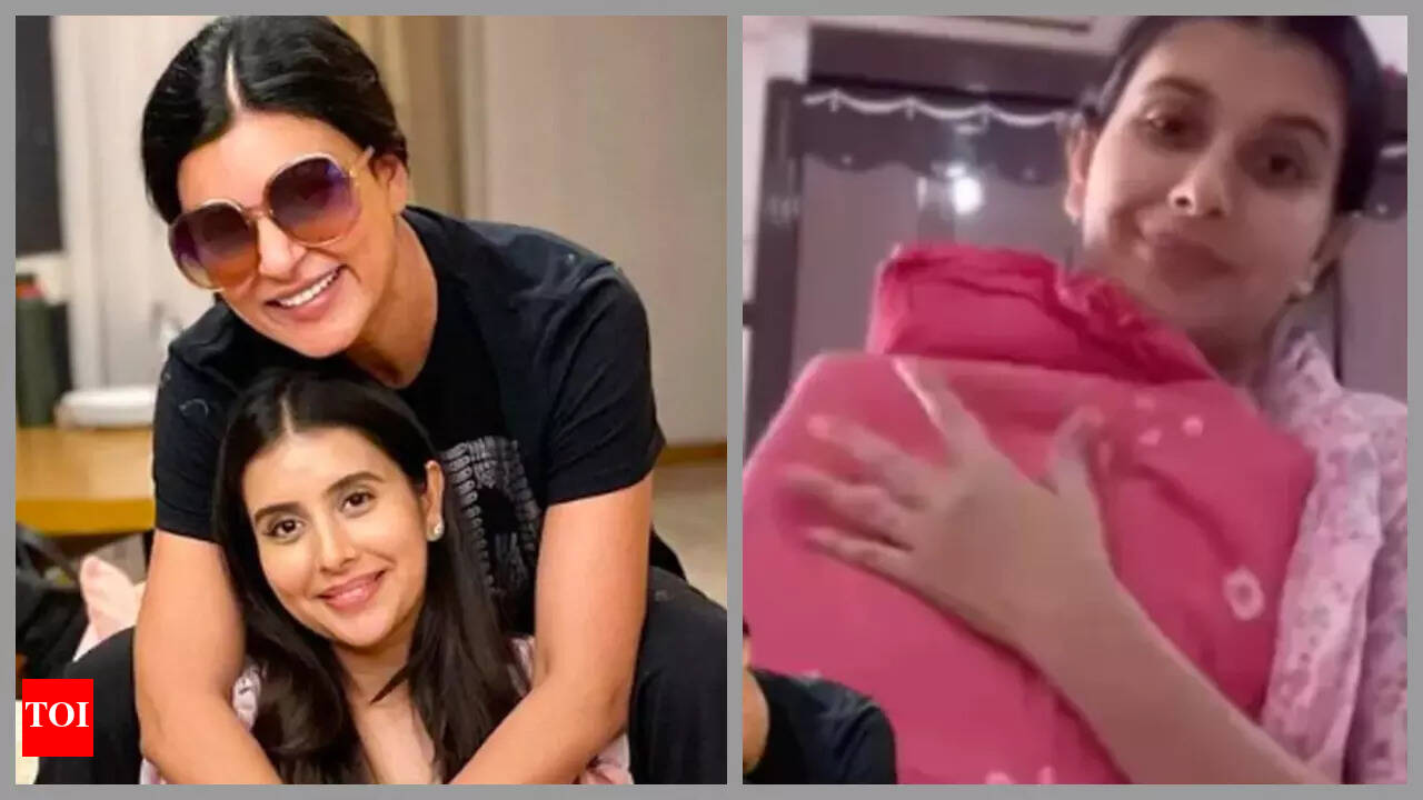 Sushmita Sens ex-bhabhi Charu Asopas video selling suit pieces online  goes viral, post divorce with Rajeev Sen | - The Times of India