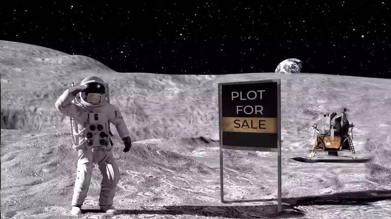 Want to own land on the Moon? Know the step-by-step process, booking  platforms, fee and other important information | - The Times of India