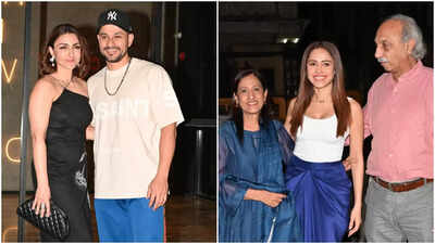Nushrratt Bharuccha, Soha Ali Khan attend 'Chhorii 2' special screening with Kunal Kemmu, Neha Dhupia and others