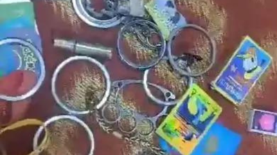 Knives, knuckledusters, tobacco, empty condom packets found in Class 8-10 students' bags at Nashik school