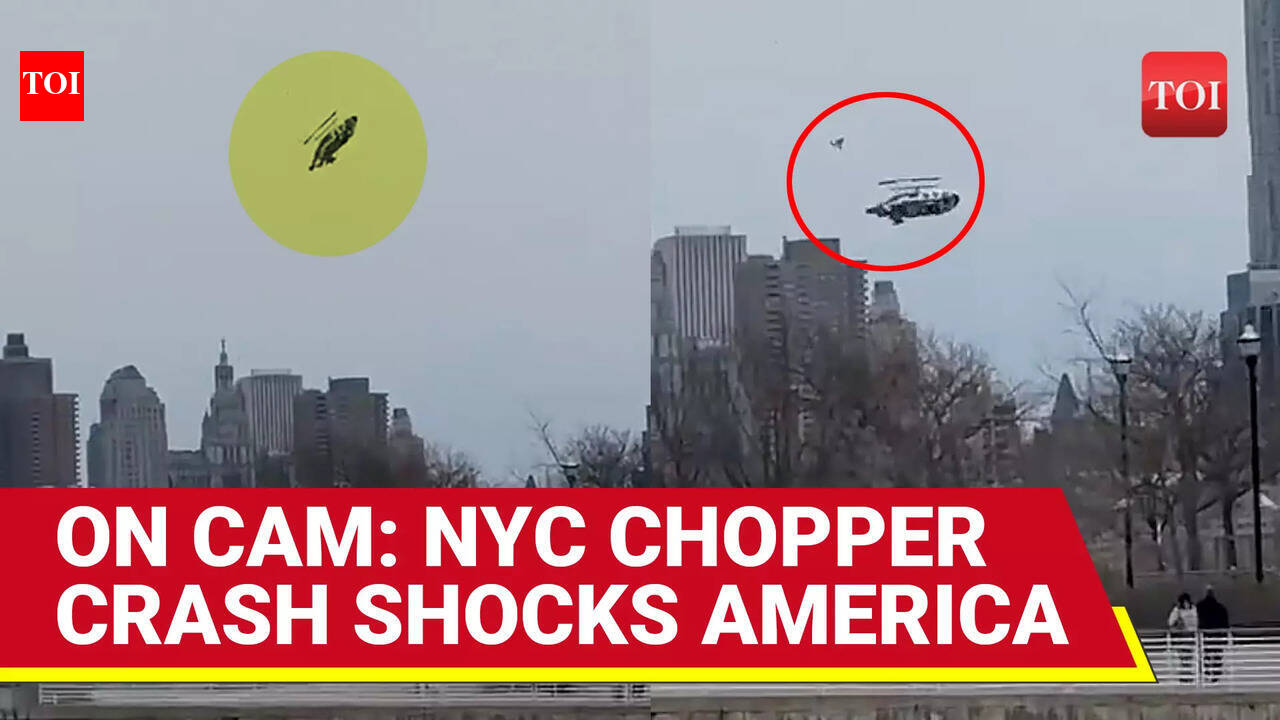 SHOCKING! U.S. Chopper Falls Apart Midair, Crashes Into Hudson River ...