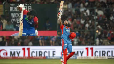 KL Rahul Celebration