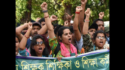 Kolkata protest: Bengal teachers march, demand jobs and honour back