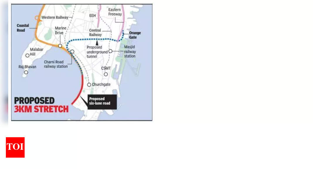 MMRDA plans 6-lane road along Marine Drive to ease SoBo traffic - The ...